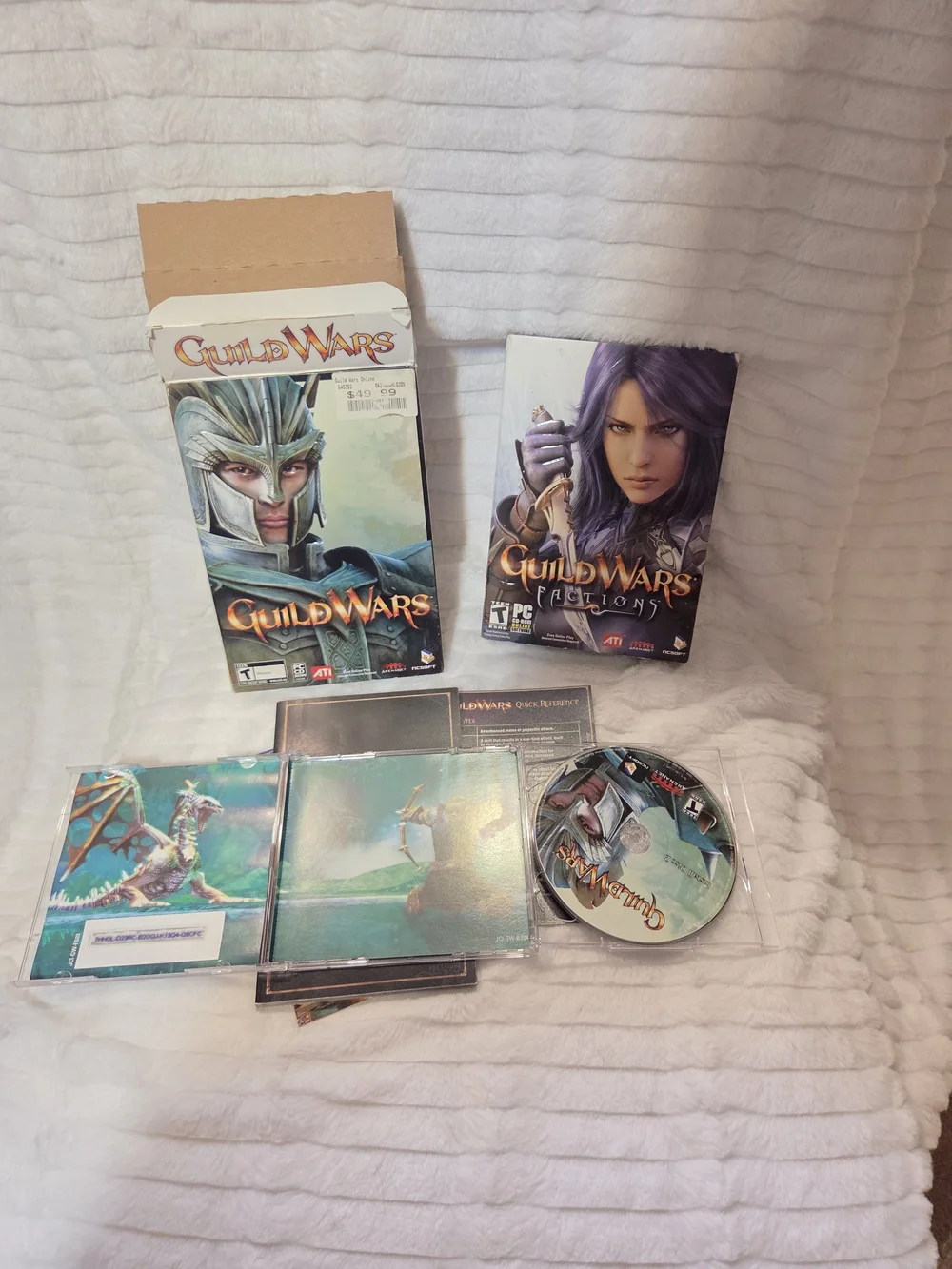 Guild Wars And Guild Wars Factions PC Game Lot